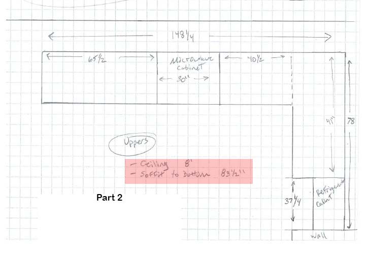 Drawing Plans for new Kitchen Cabinets Group 1